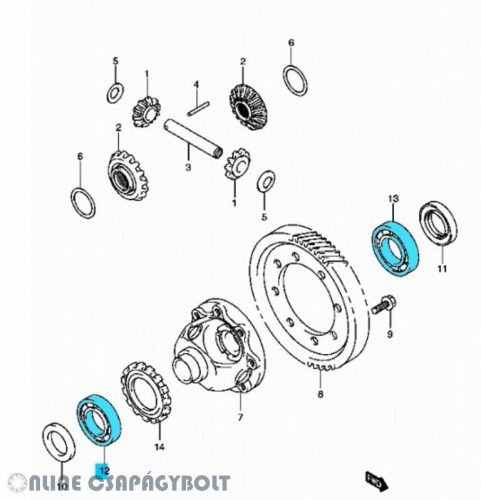 GBK-015 SUZUKI SWIFT 2012<  Bearing 